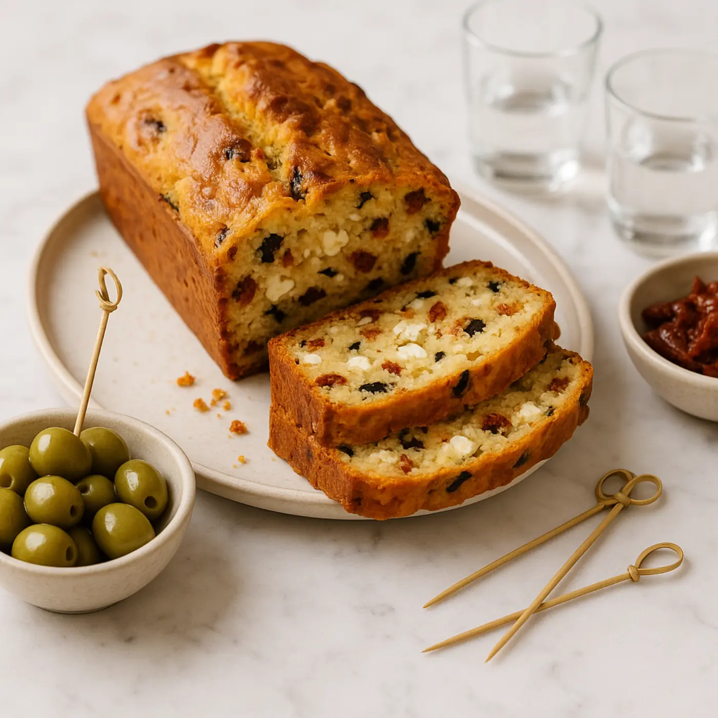 Cake (Feta, Olives, Tomates Séchées)