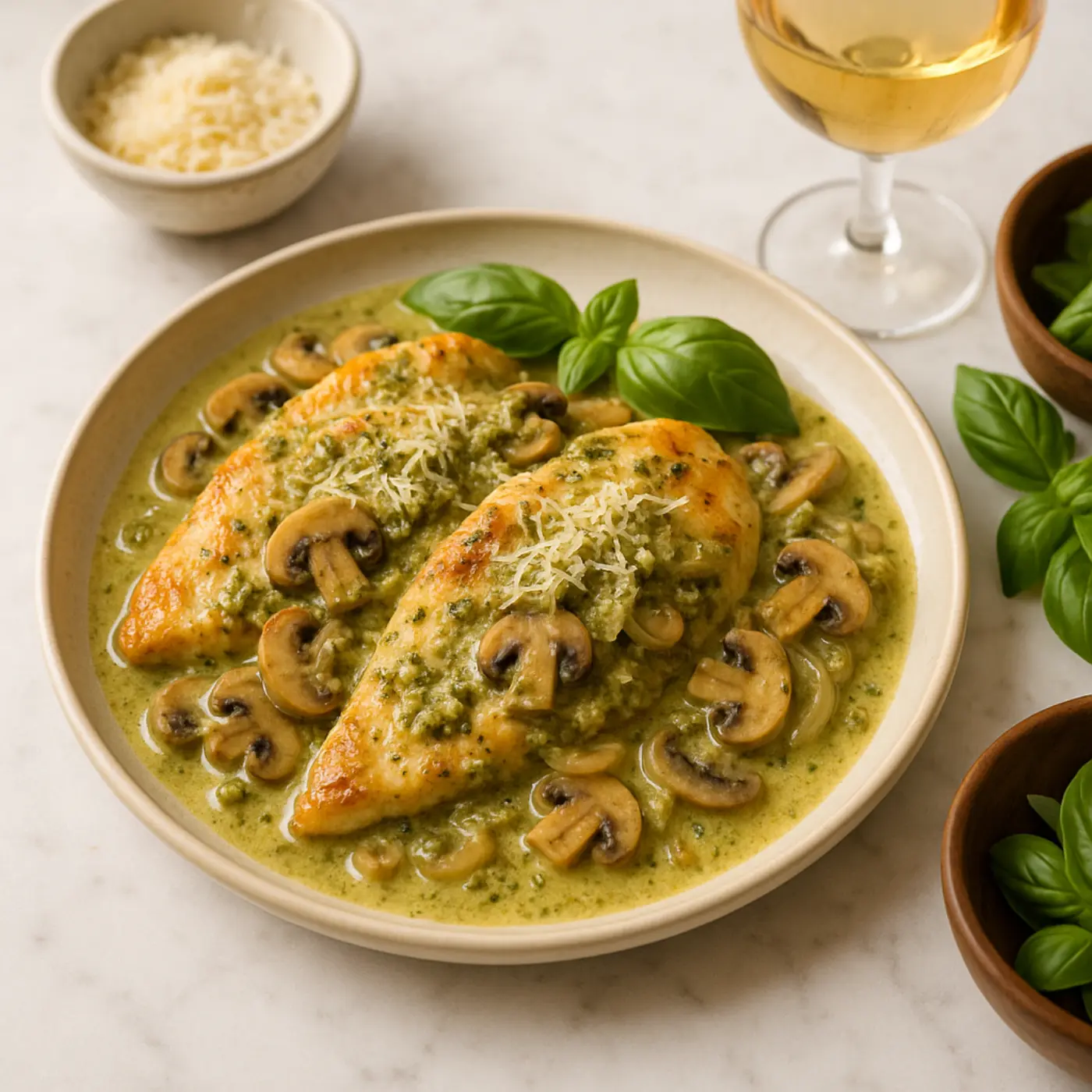Escalope De Dinde (Pesto)
