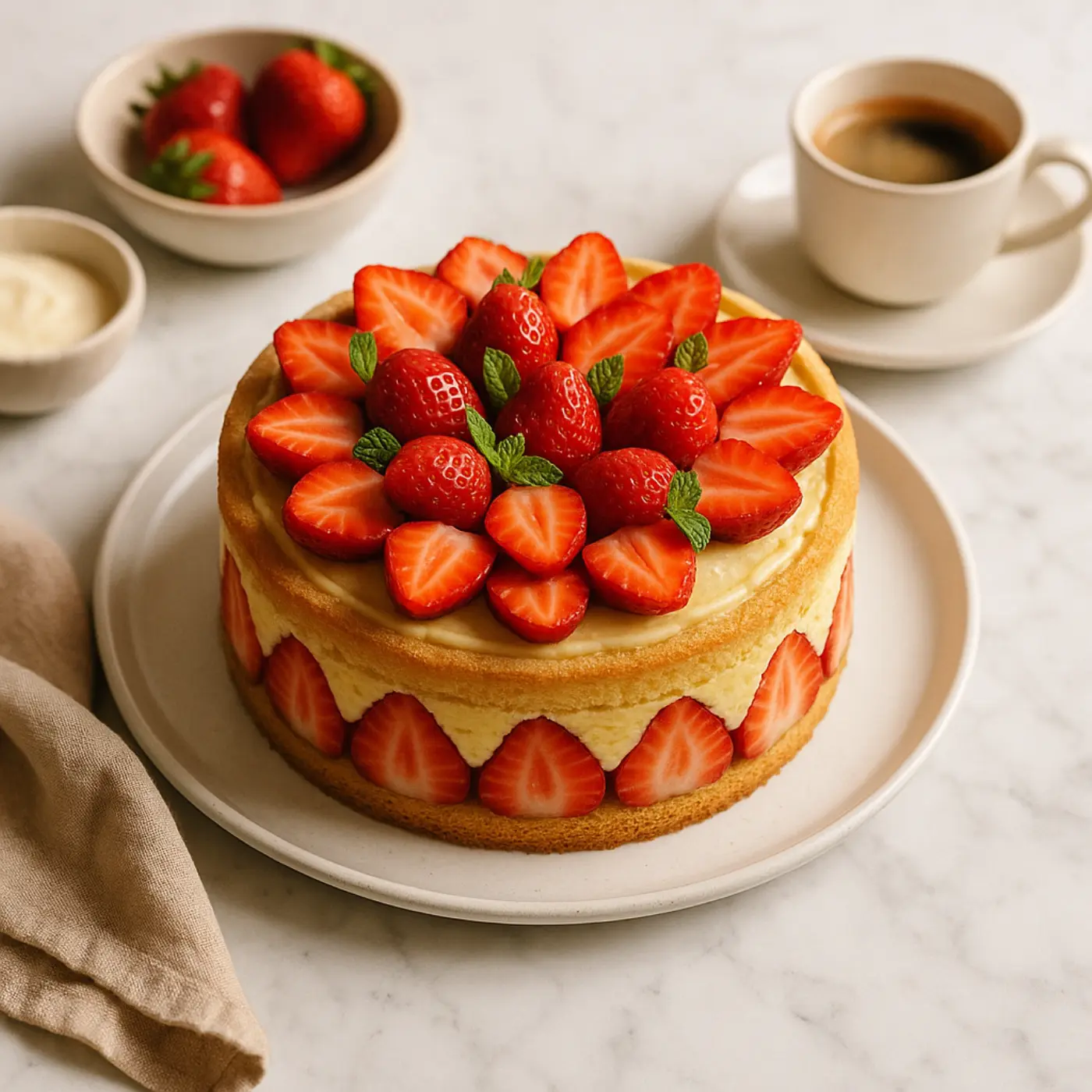 Gâteau Fraisier