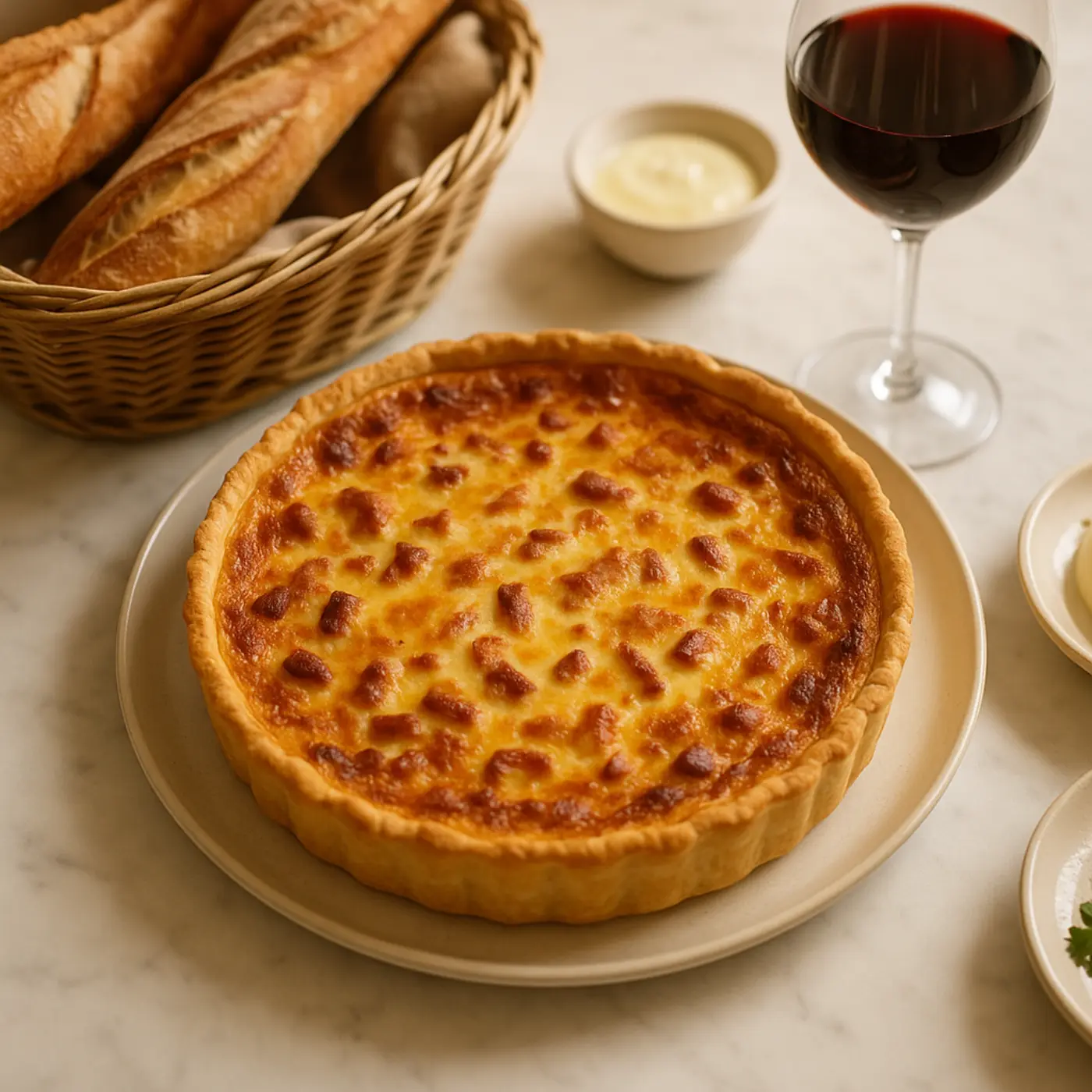 Quiche (Lardons, Fromage)