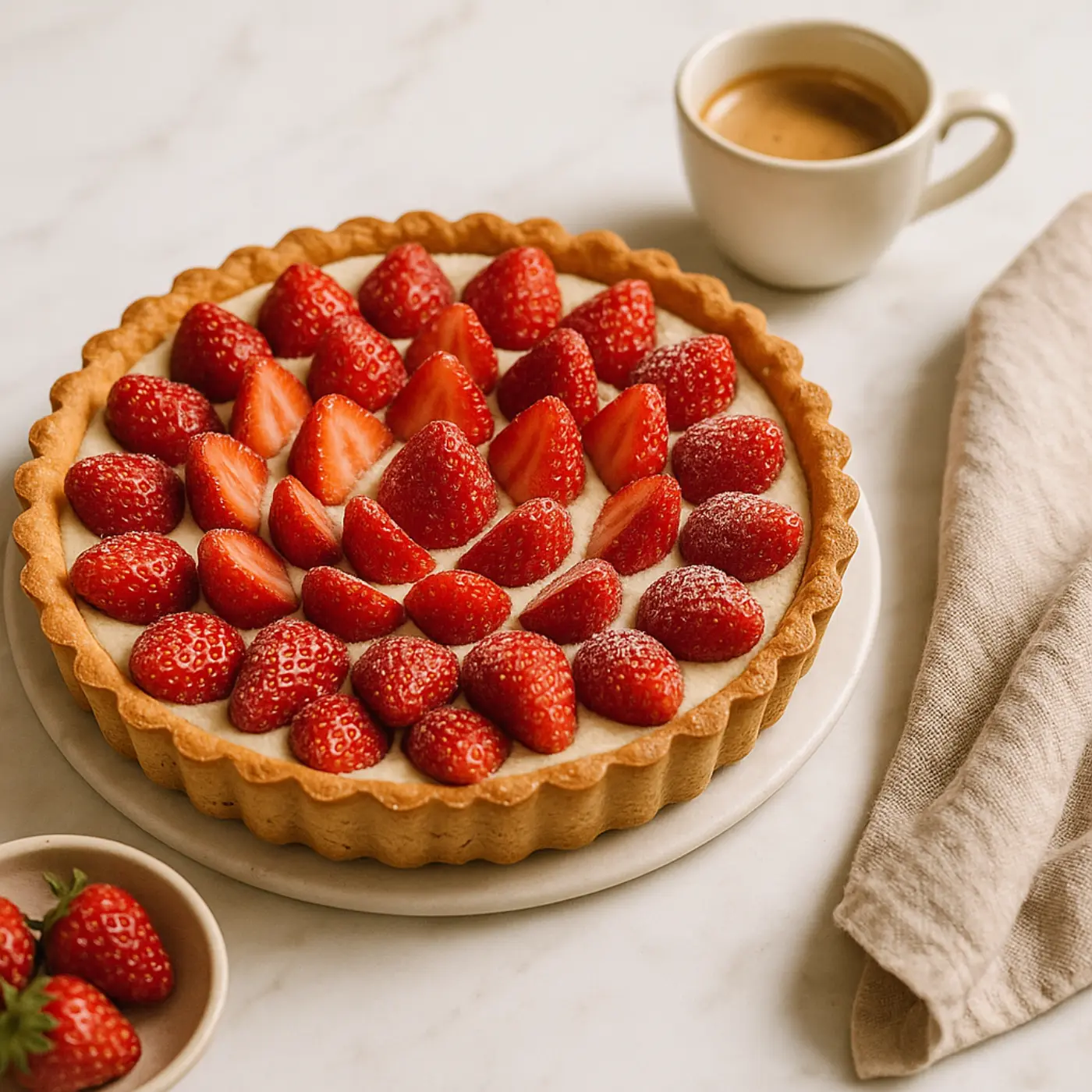 Tarte Aux Fraises Façon Maison