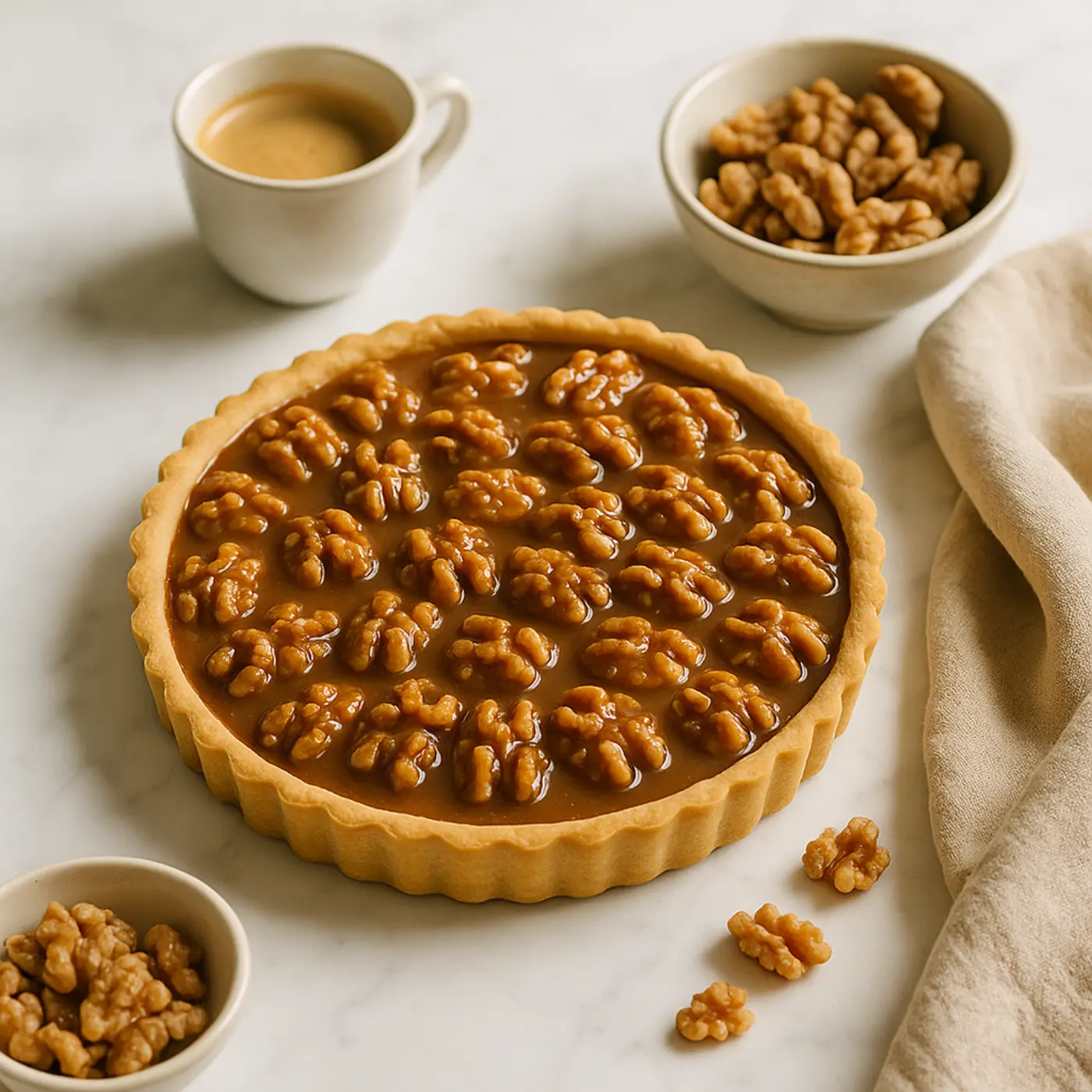 Tarte Aux Noix Et Caramel Au Beurre Salé